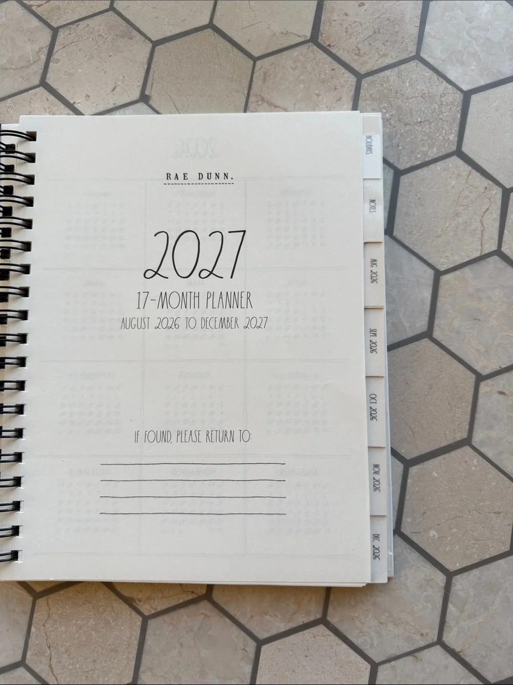 🐶 Rae Dunn 2027 Dog Planner Calendar 🐾